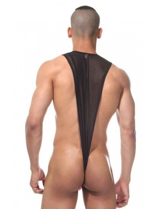 Мужское полупрозрачное боди с контрастной вставкой - La Blinque купить с доставкой