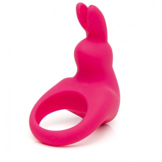Розовое эрекционное виброкольцо Happy Rabbit Rechargeable Rabbit Cock Ring - Happy Rabbit - в Москве купить с доставкой