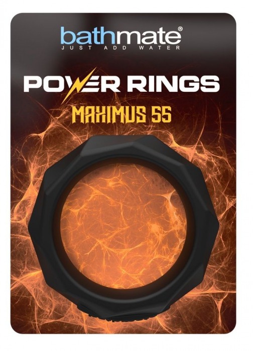 Черное эрекционное кольцо Maximus 55 - Bathmate - в Москве купить с доставкой