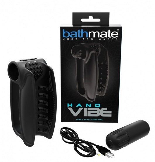 Черный вибромастурбатор Hand Vibe - Bathmate - в Москве купить с доставкой