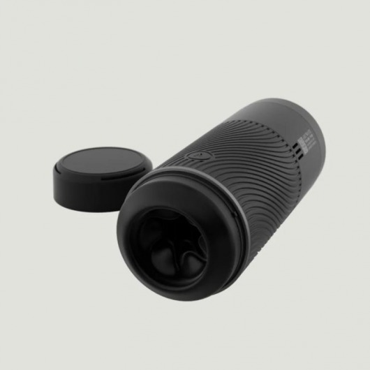 Черный мастурбатор с контролем всасывания Arcwave Pow Stroker - Arcwave - в Москве купить с доставкой