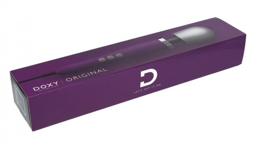 Фиолетовый жезловый вибратор Doxy Original Massager - Doxy