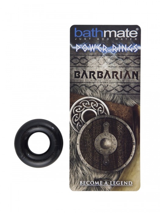 Чёрное эрекционное кольцо Barbarian - Bathmate - в Москве купить с доставкой