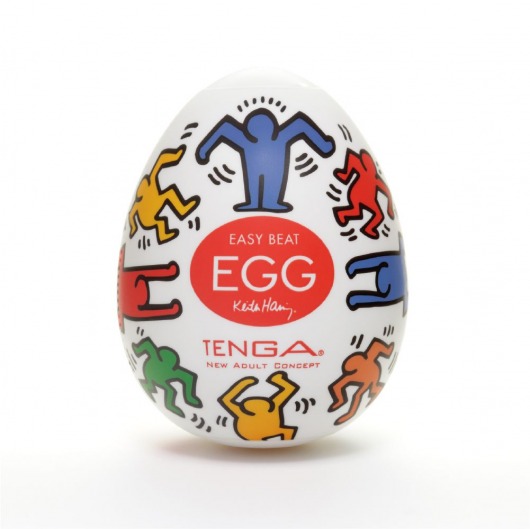 Мастурбатор-яйцо Keith Haring EGG DANCE - Tenga - в Москве купить с доставкой