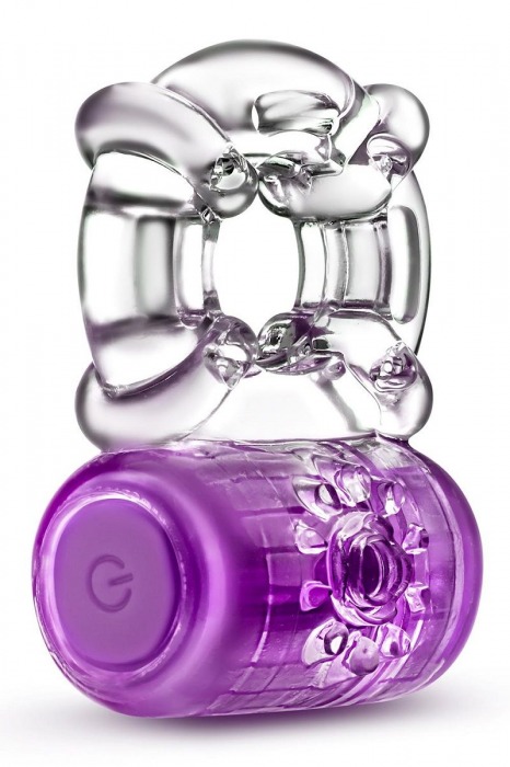 Фиолетовое эрекционное виброкольцо One Night Stand Vibrating C-Ring - Blush Novelties - в Москве купить с доставкой