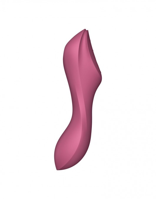 Малиновый вакуум-волновой вибростимулятор Satisfyer Curvy Trinity 3 - Satisfyer