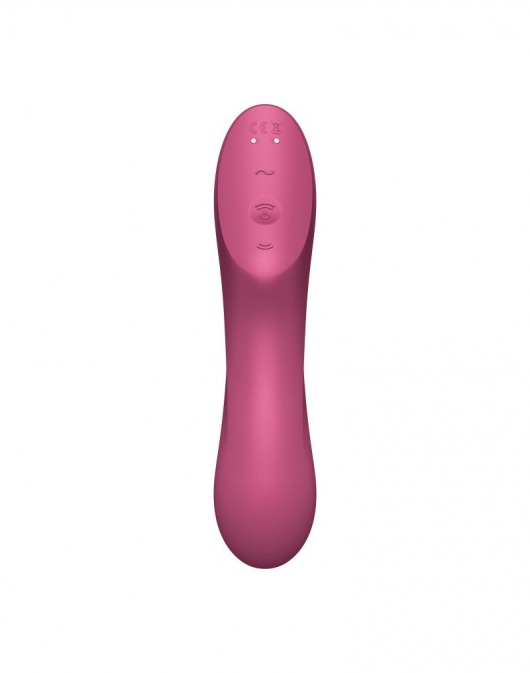 Малиновый вакуум-волновой вибростимулятор Satisfyer Curvy Trinity 3 - Satisfyer