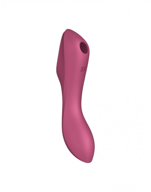 Малиновый вакуум-волновой вибростимулятор Satisfyer Curvy Trinity 3 - Satisfyer