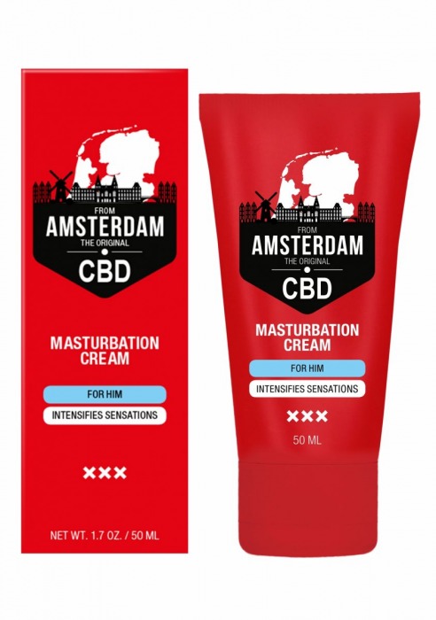 Крем для мастурбации для мужчин CBD from Amsterdam Masturbation Cream For Him - 50 мл. - Shots Media BV - купить с доставкой в Москве