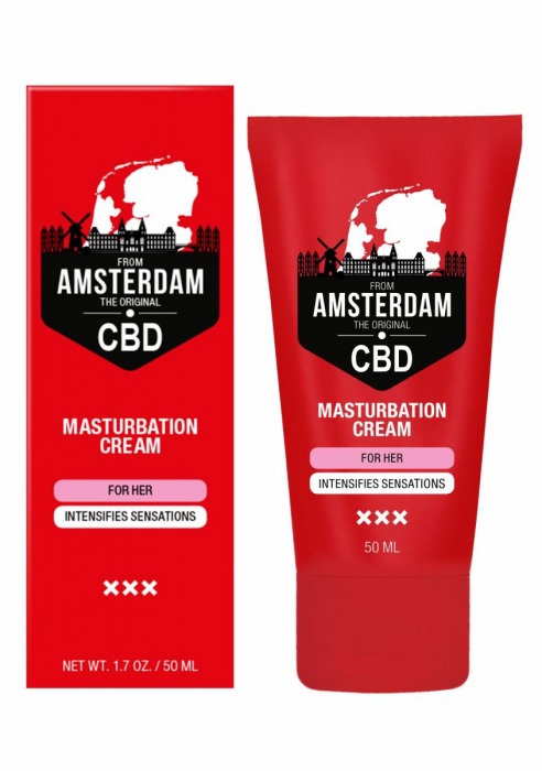 Крем для мастурбации для женщин CBD from Amsterdam Masturbation Cream For Her - 50 мл. - Shots Media BV - купить с доставкой в Москве