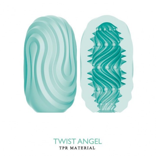 Бирюзовый мастурбатор-яйцо Twist Angel - Baile - в Москве купить с доставкой