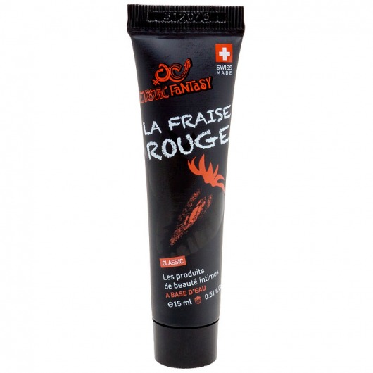 Лубрикант с ароматом клубники Erotic Fantasy La Fraise Rouge - 15 мл. - Erotic Fantasy - купить с доставкой в Москве