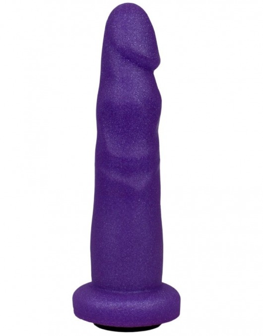 Фиолетовая реалистичная насадка-плаг - 16,2 см. - LOVETOY (А-Полимер) - купить с доставкой в Москве