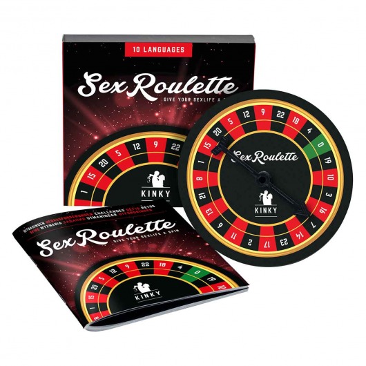 Настольная игра-рулетка Sex Roulette Kinky - Tease&Please - купить с доставкой в Москве