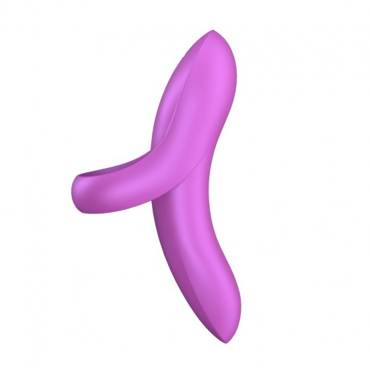 Лиловая вибронасадка на палец Bold Lover - Satisfyer