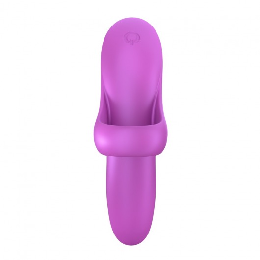 Лиловая вибронасадка на палец Bold Lover - Satisfyer