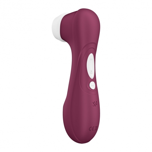 Сливовый вакуум-волновой клиторальный вибростимулятор Pro 2 Generation 3 with app control - Satisfyer