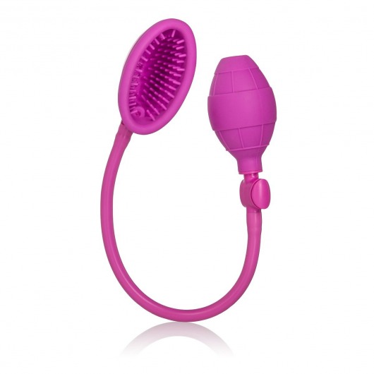 Розовая помпа для клитора Silicone Clitoral Pump - California Exotic Novelties