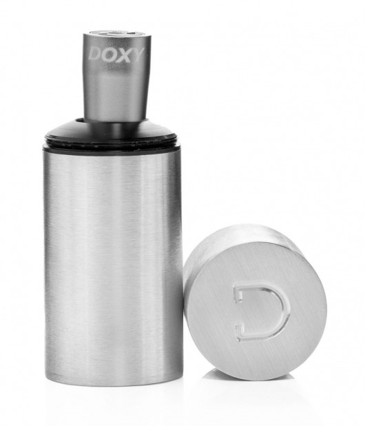 Серебристая металлическая вибропуля Doxy - 12 см. - Doxy