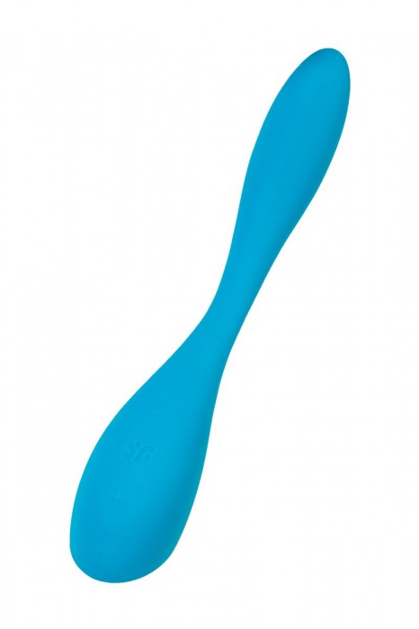 Синий гибкий вибратор Satisfyer G-Spot Flex 5+ - 19,6 см. - Satisfyer
