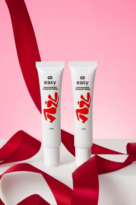 Возбуждающая интимная смазка-помада Easy - 15 мл. - Easy - купить с доставкой в Москве