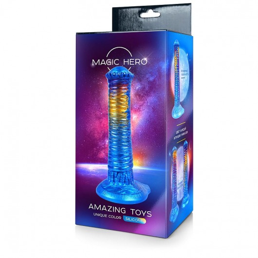 Фантазийный фаллоимитатор на присоске - 24,5 см. - Bior toys
