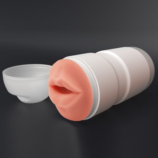 Мастурбатор-ротик без вибрации Sex In A Can Mouth Lotus Tunnel - Lovetoy - в Москве купить с доставкой