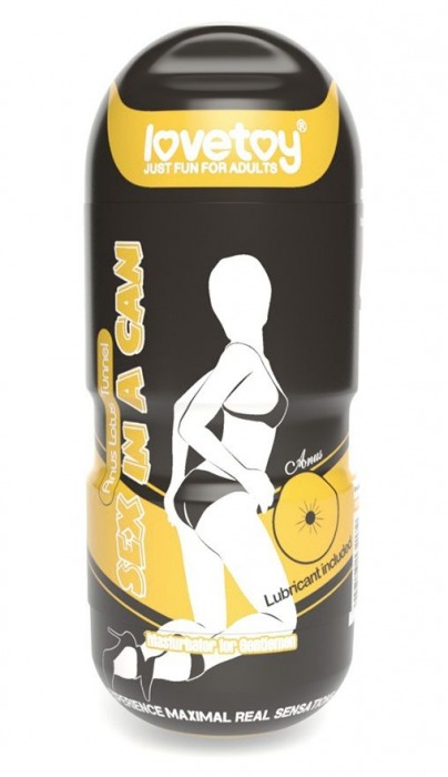 Мастурбатор-анус с вибрацией Sex In A Can Anus Stamina Tunnel - Lovetoy - в Москве купить с доставкой
