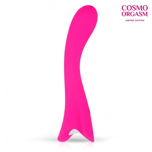 Розовый вибратор для G-стимуляции с 9 режимами вибрации - 19,9 см. - Cosmo