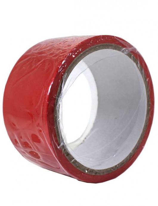 Красный скотч для связывания Bondage Tape - 15 м. - Eroticon - купить с доставкой в Москве