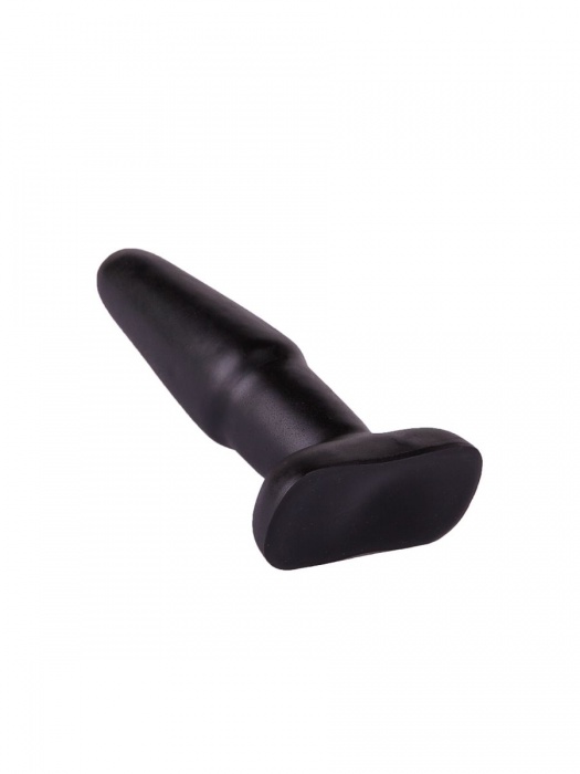 Чёрный плаг классической формы - 14 см. - LOVETOY (А-Полимер)