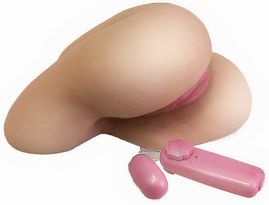 Реалистичная вагина с выносным пультом управления вибрацией - LOVETOY (А-Полимер) - в Москве купить с доставкой