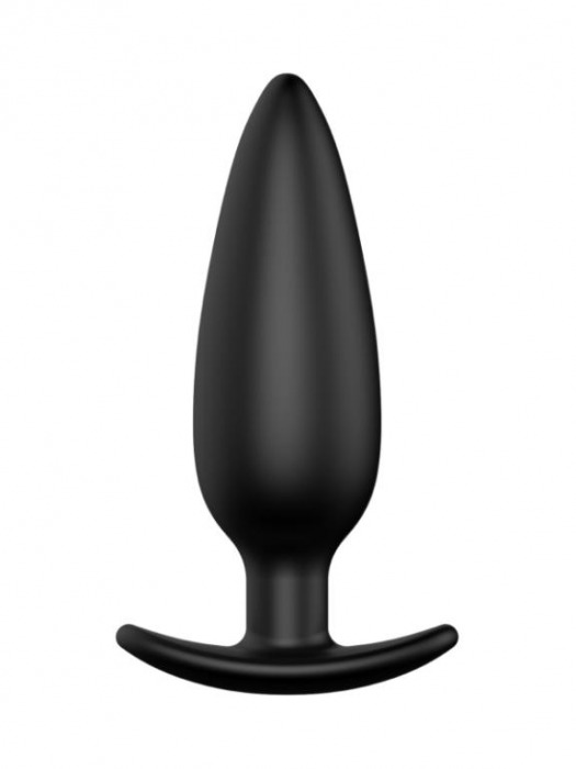 Черная анальная пробка №07 Self Penetrating Butt Plug - 12 см. - Erozon