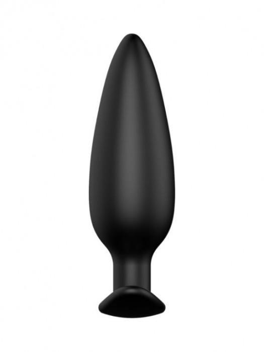 Черная анальная пробка №07 Self Penetrating Butt Plug - 12 см. - Erozon