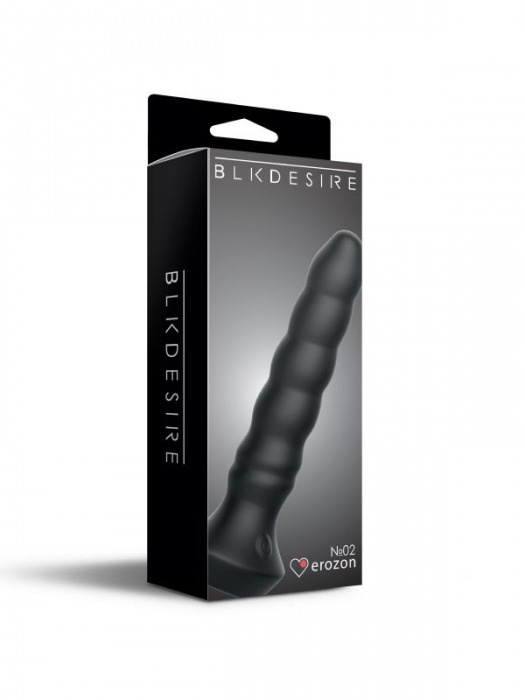 Черный перезаряжаемый мультискоростной вибратор №02 Undulating vibrator - 19 см. - Erozon