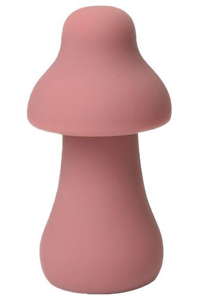 Розовый перезаряжаемый клиторальный стимулятор-грибочек Protruding Mushroom - CNT