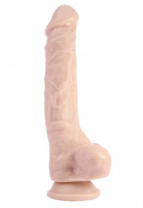 Телесный фаллоимитатор Sex Pleaser Dildo - 24,4 см. - CNT