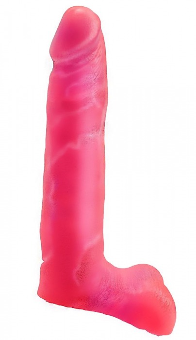 Розовая насадка-фаллос для трусиков Harness - 16,5 см. - LOVETOY (А-Полимер) - купить с доставкой в Москве