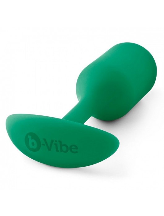 Зеленая пробка для ношения B-vibe Snug Plug 2 - 11,4 см. - b-Vibe