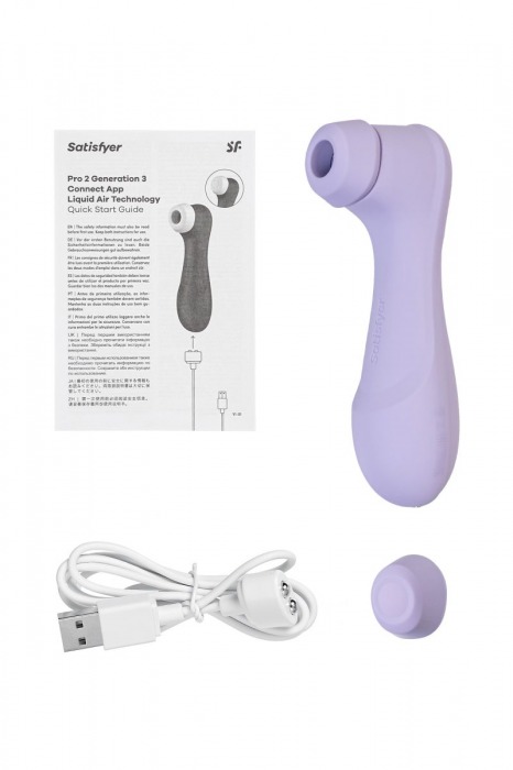 Сиреневый вакуумный стимулятор клитора Satisfyer Pro 2 Generation 3 - Satisfyer