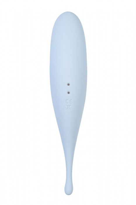 Голубой вакуум-волновой стимулятор клитора Satisfyer Twirling Pro - Satisfyer