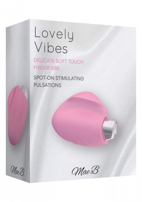 Розовый вибратор Soft Touch Finger Vibe - Mae B