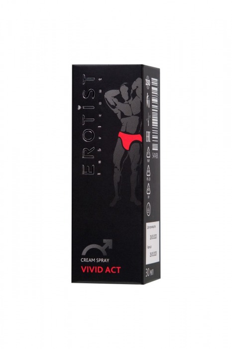 Возбуждающий крем-спрей для мужчин Erotist Vivid Act - 30 мл. - Erotist Lubricants - купить с доставкой в Москве