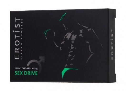 Капсулы для мужчин для повышения либидо Erotist SEX DRIVE - 10 капсул (500 мг.) - Erotist Libido Booster - купить с доставкой в Москве