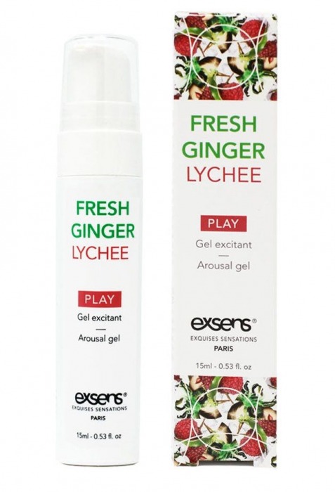 Возбуждающий гель Fresh Ginger Lychee Arousal Gel - 15 мл. - Exsens - купить с доставкой в Москве