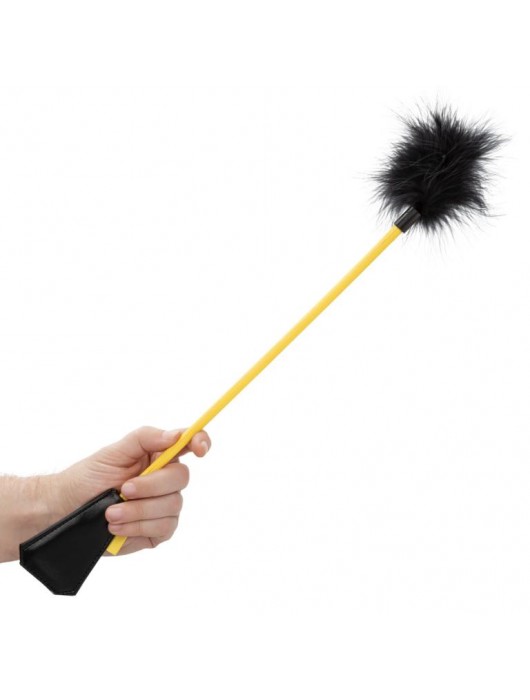 Двусторонний стек Feather Crop - 53,25 см. - California Exotic Novelties - купить с доставкой в Москве