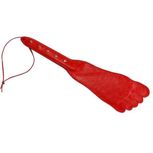 Красная хлопалка в форме ступни - 34,5 см. - Sitabella - купить с доставкой в Москве