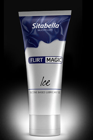 Силиконовая гель-смазка FLIRT MAGIC Ice с лёгким пролонгирующим эффектом - 75 мл. - Sitabella - купить с доставкой в Москве