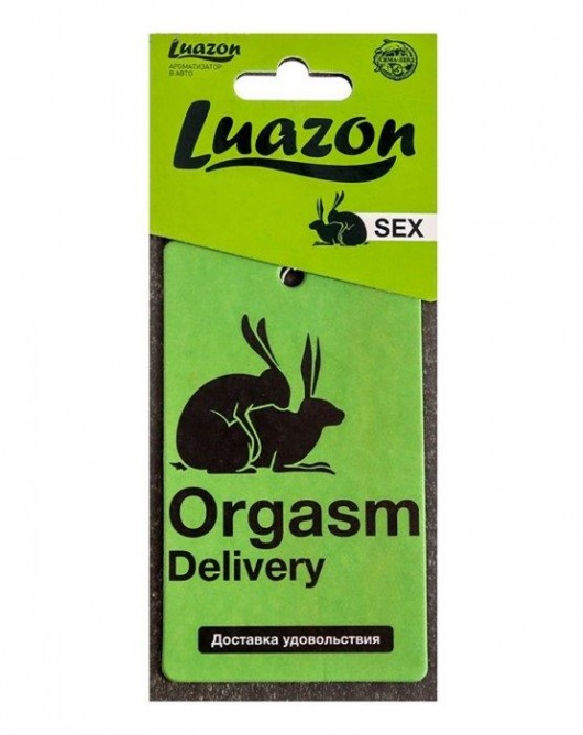 Ароматизатор в авто «Orgasm» с ароматом мужского парфюма - Luazon - купить с доставкой в Москве
