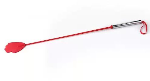 Красный стек с металлической хромированной  ручкой - 62 см. - Sitabella - купить с доставкой в Москве